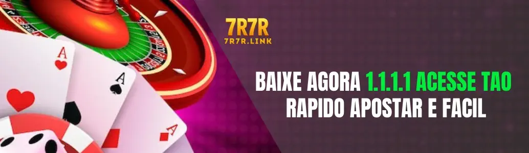 Download do aplicativo 7R7R com acesso rápido aos jogos